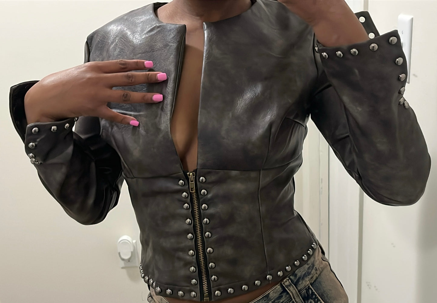 “Taya” Leather Jacket