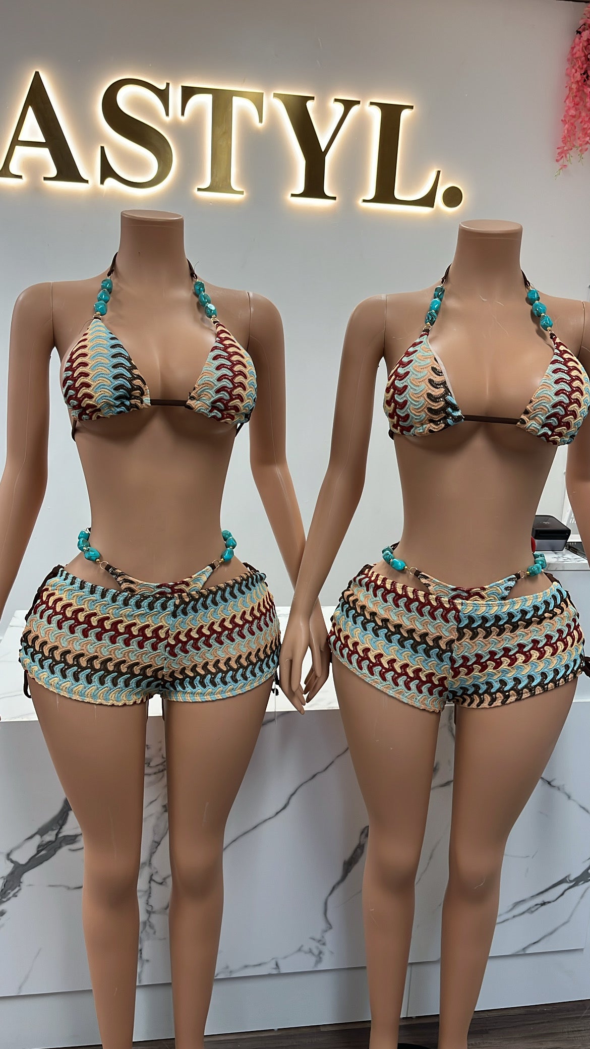 “Set The Tone” 3 Piece Swimsuit