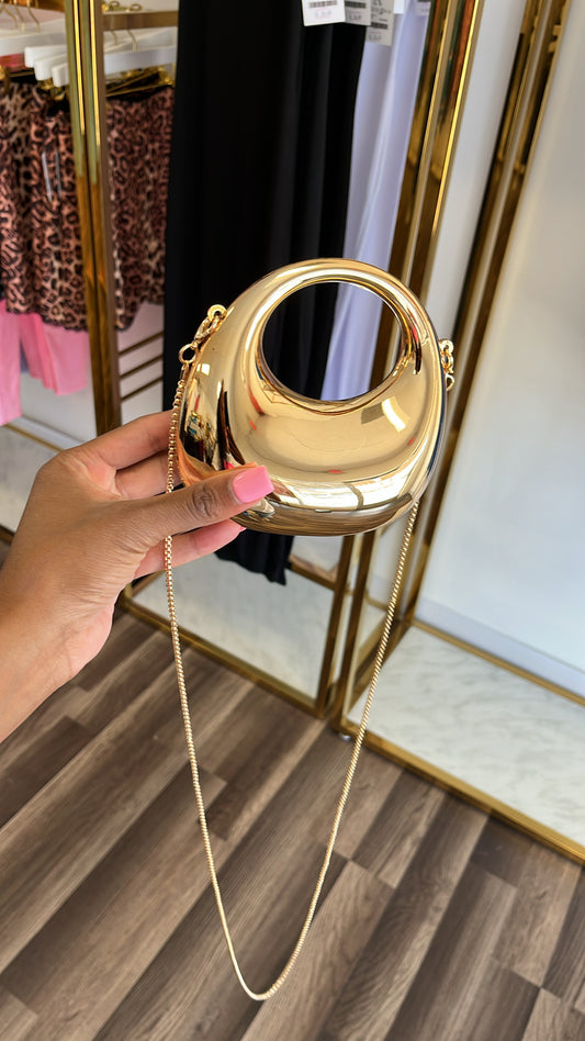 Mini Gold Bag