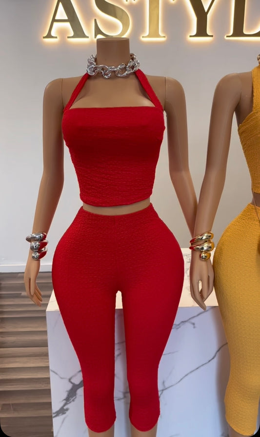 “Cassie” Set (Red)