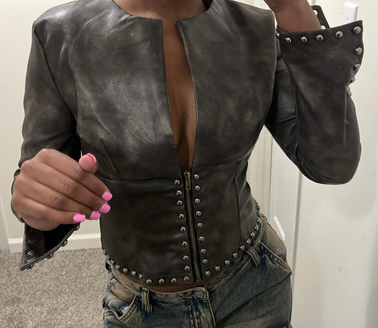“Taya” Leather Jacket