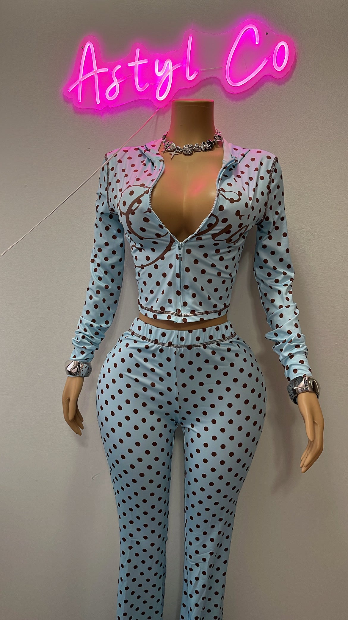 Polka Dot GIA Set (BLUE)