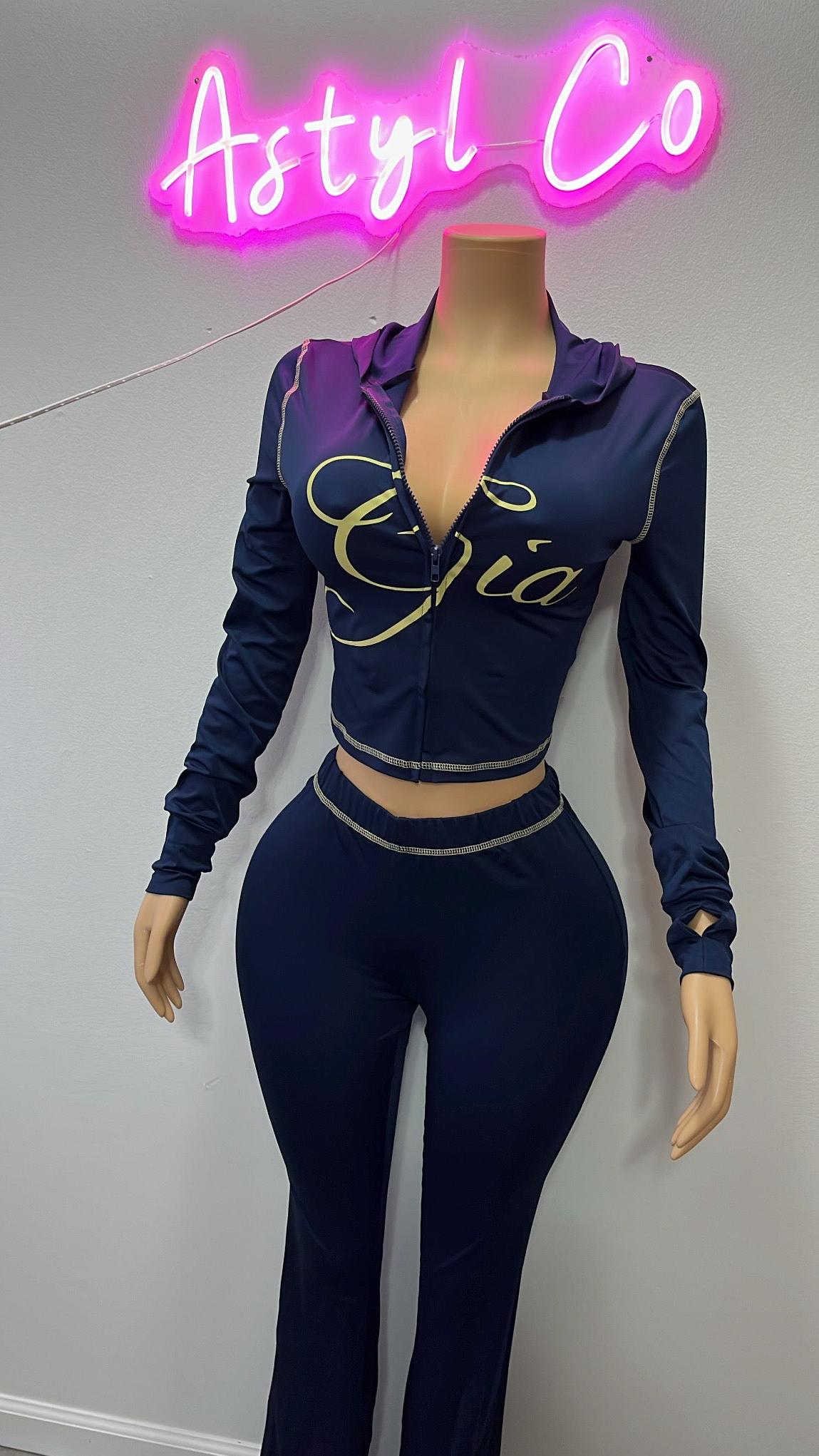 “GIA” Set (Navy Blue)