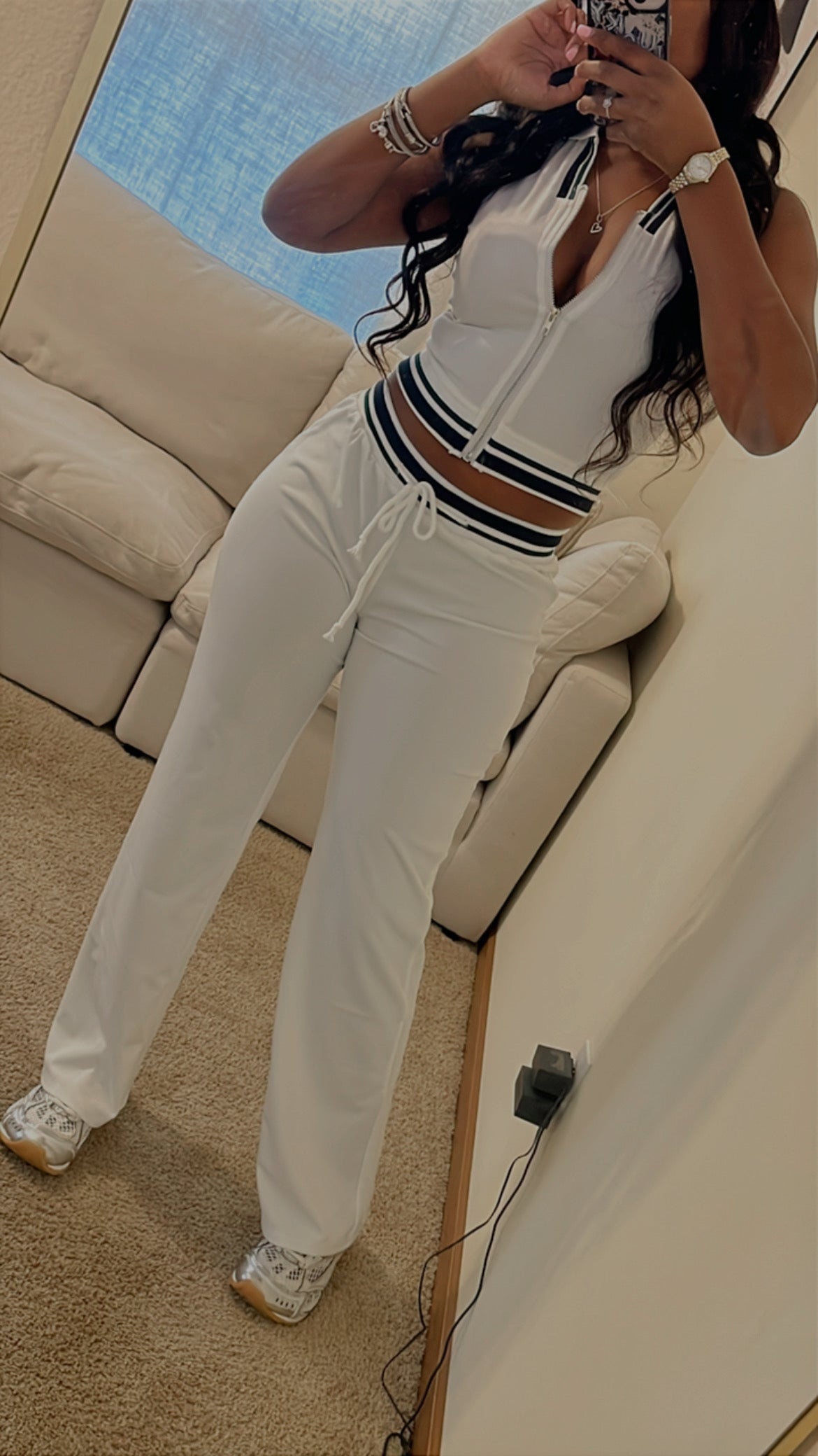 “LUVR” Pants Set