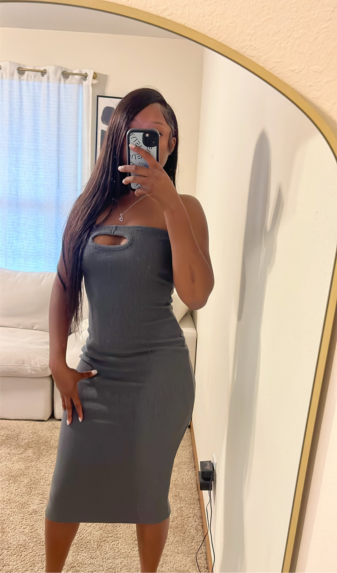“Mya” Sundress (Grey)